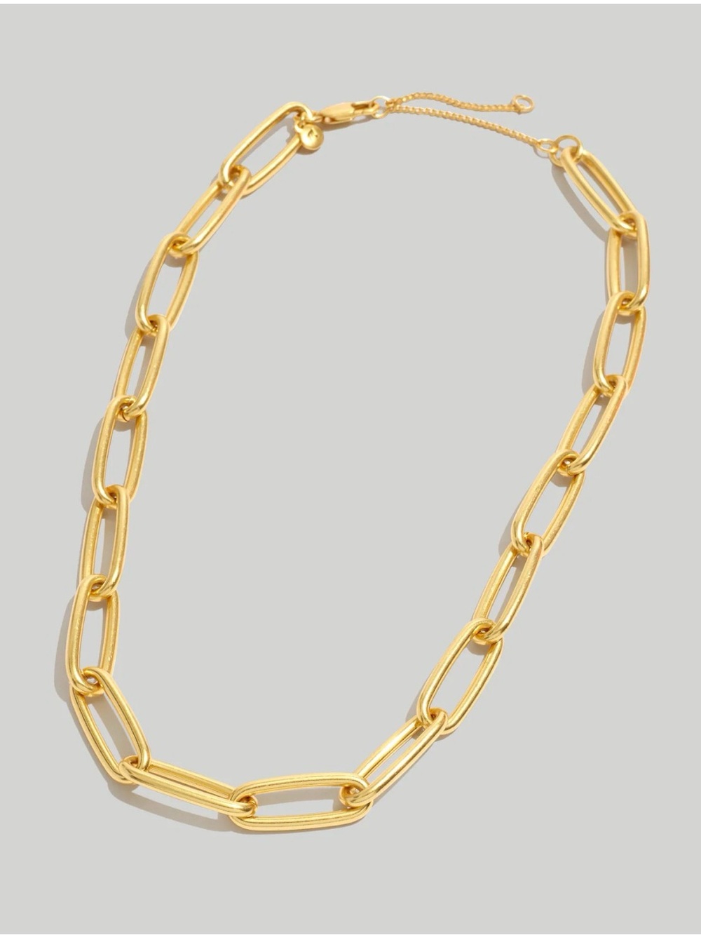 Madewell Large Paperclip Chain Necklace Gold